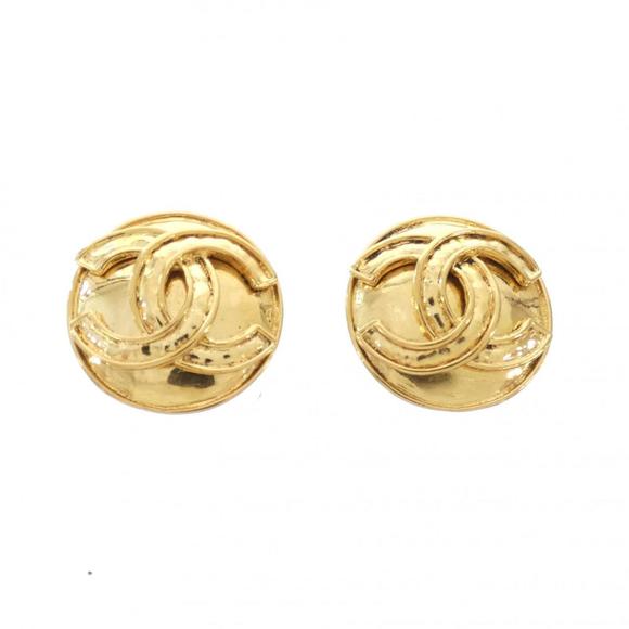 CHANEL Gold Earrings - Picture 1 of 3